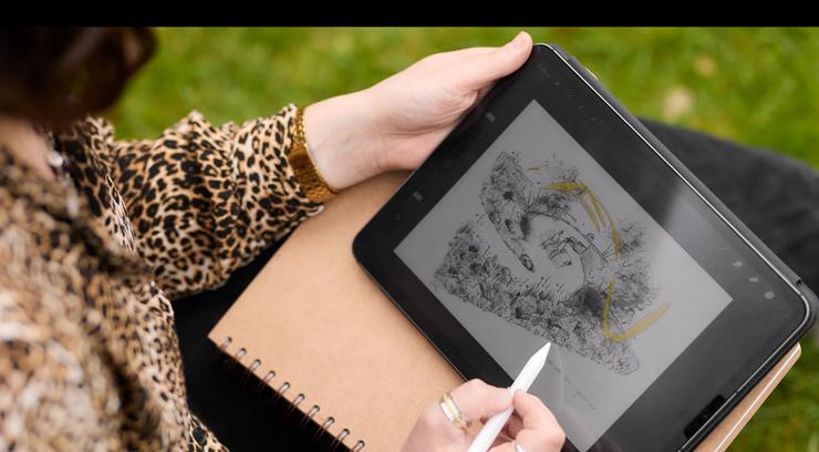 Garden design with a device