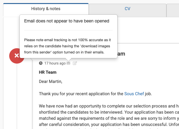 email not opened image showing this